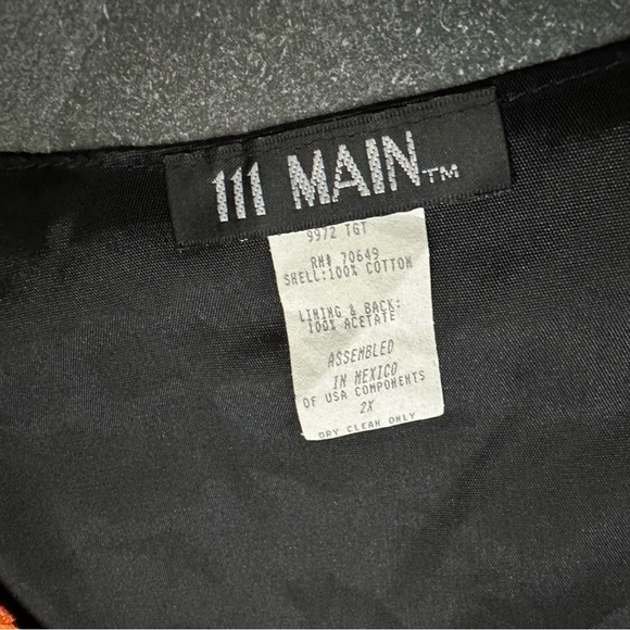 VTG 90s Jack-o'-lantern Pumpkins All Over Print Halloween Vest - Picture 3 of 7